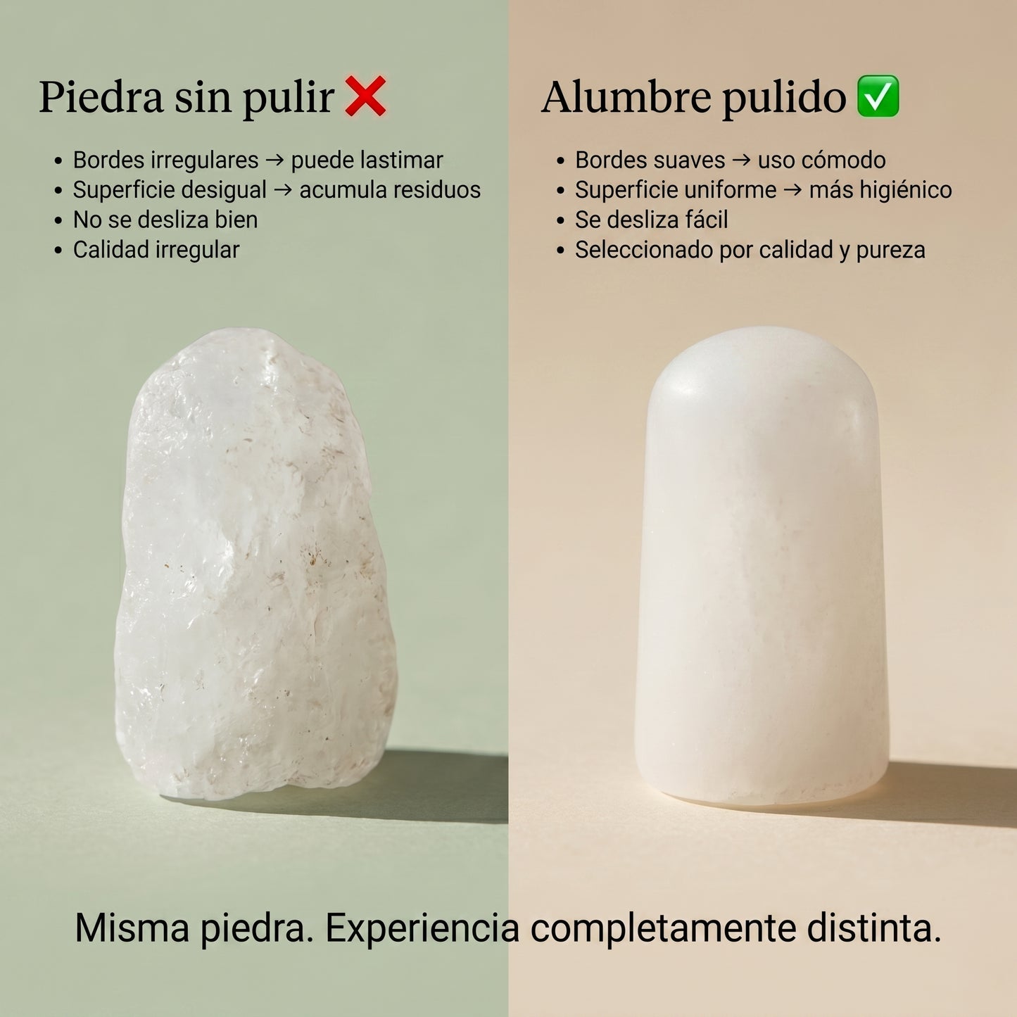 Piedra de Alumbre Pulida
